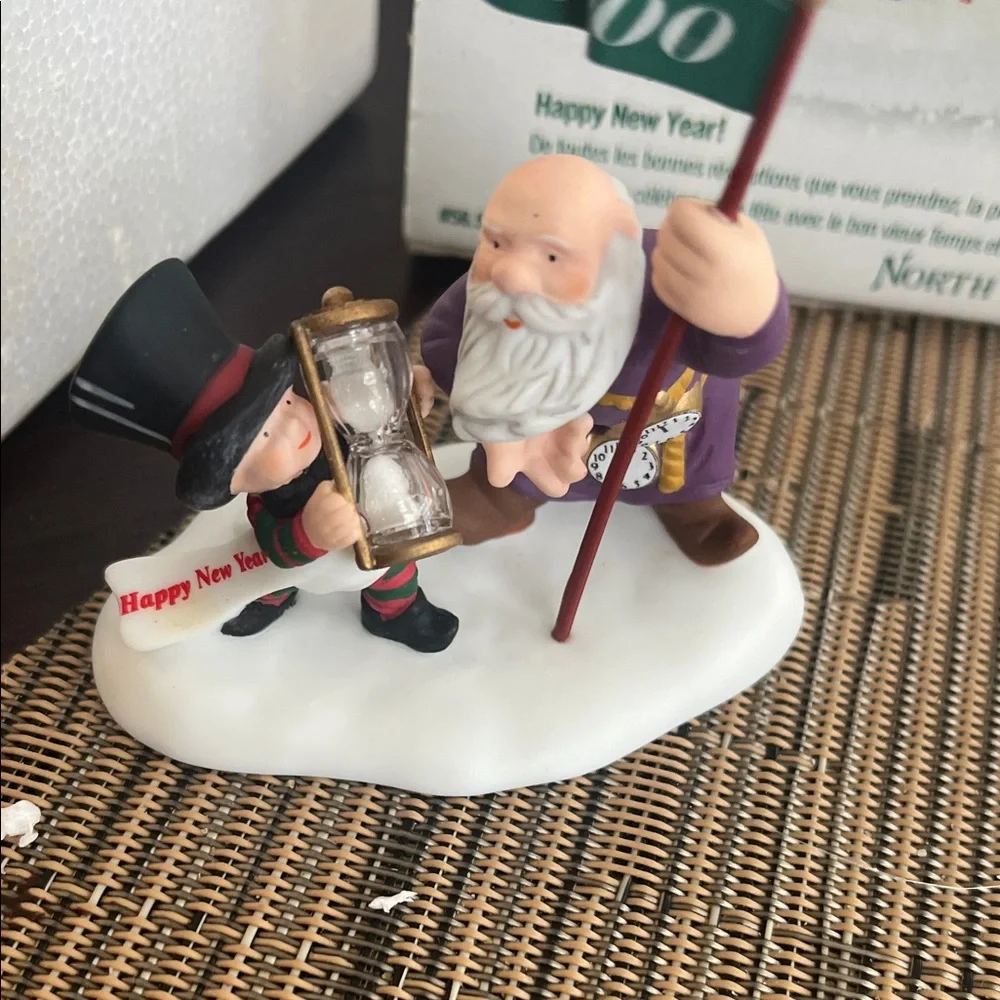 Department 56 North Pole Series 2000 Celebration Figurine happy new year